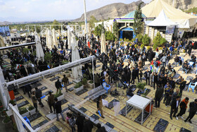 حال و هوای گلزار شهدا یک روز بعد حادثه تروریستی کرمان