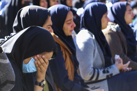 مراسم یادبود شهدای دانش آموزحادثه تروریستی کرمان  (شهیدرفیقم)