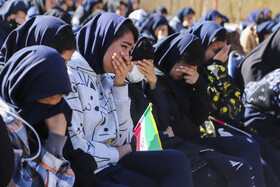 مراسم یادبود شهدای دانش آموزحادثه تروریستی کرمان  (شهیدرفیقم)