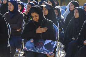 مراسم یادبود شهدای دانش آموزحادثه تروریستی کرمان  (شهیدرفیقم)