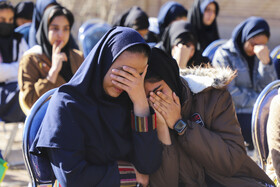 مراسم یادبود شهدای دانش آموزحادثه تروریستی کرمان  (شهیدرفیقم)