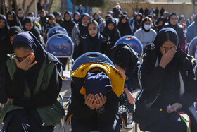 مراسم یادبود شهدای دانش آموزحادثه تروریستی کرمان  (شهیدرفیقم)