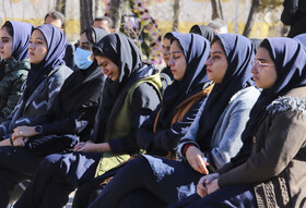 مراسم یادبود شهدای دانش آموزحادثه تروریستی کرمان  (شهیدرفیقم)