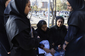 مراسم یادبود شهدای دانش آموزحادثه تروریستی کرمان  (شهیدرفیقم)