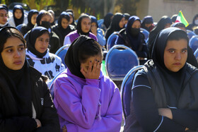 مراسم یادبود شهدای دانش آموزحادثه تروریستی کرمان  (شهیدرفیقم)