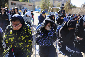 مراسم یادبود شهدای دانش آموزحادثه تروریستی کرمان  (شهیدرفیقم)