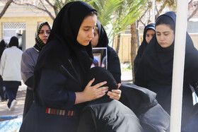 مراسم یادبود شهدای دانش آموزحادثه تروریستی کرمان  (شهیدرفیقم)