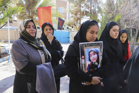 مراسم یادبود شهدای دانش آموزحادثه تروریستی کرمان  (شهیدرفیقم)