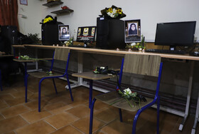 مراسم یادبود شهدای دانش آموزحادثه تروریستی کرمان  (شهیدرفیقم)