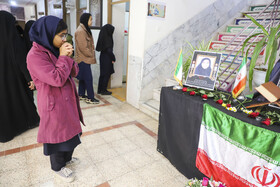 مراسم یادبود شهدای دانش آموزحادثه تروریستی کرمان  (شهیدرفیقم)