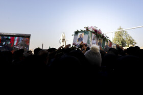 تشییع شهید عادل رضایی از شهدای انفجار تروریستی کرمان