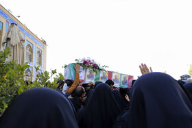 تشییع شهید عادل رضایی از شهدای انفجار تروریستی کرمان