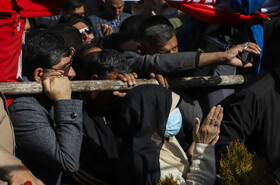 تشییع شهید عادل رضایی از شهدای انفجار تروریستی کرمان