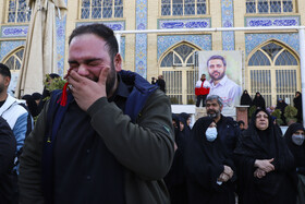 تشییع شهید عادل رضایی از شهدای انفجار تروریستی کرمان