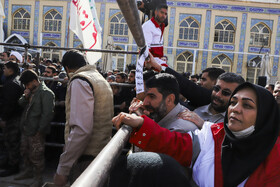 تشییع شهید عادل رضایی از شهدای انفجار تروریستی کرمان