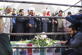 تشییع شهید عادل رضایی از شهدای انفجار تروریستی کرمان
