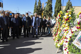 مراسم گرامیداشت شهدای دانش آموز حادثه تروریستی گلزار شهدای کرمان