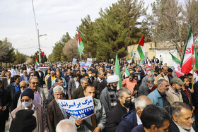 راهپیمایی حمایت از مردم غزه-کرمان