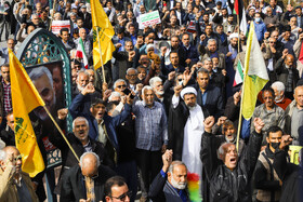 راهپیمایی حمایت از مردم غزه-کرمان