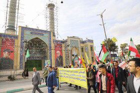 راهپیمایی حمایت از مردم غزه-کرمان