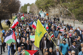 راهپیمایی حمایت از مردم غزه-کرمان