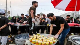 خدمات‌رسانی موکب‌های وقفی به زوار اربعین در کرمانشاه