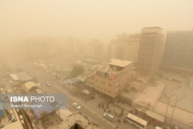 گردوغبار اصلی ترین منبع آلودگی هوای کرمانشاه است