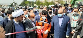 فاز اول تقاطع غیرهمسطح شهید "قاسم سلیمانی" کرمانشاه افتتاح شد