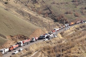 طرف عراقی عامل ازدحام کامیون‌ها در مرز "شیخ صله" است