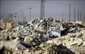 کرمانشاه در محاصره 40 میلیون تن نخاله ساختمانی