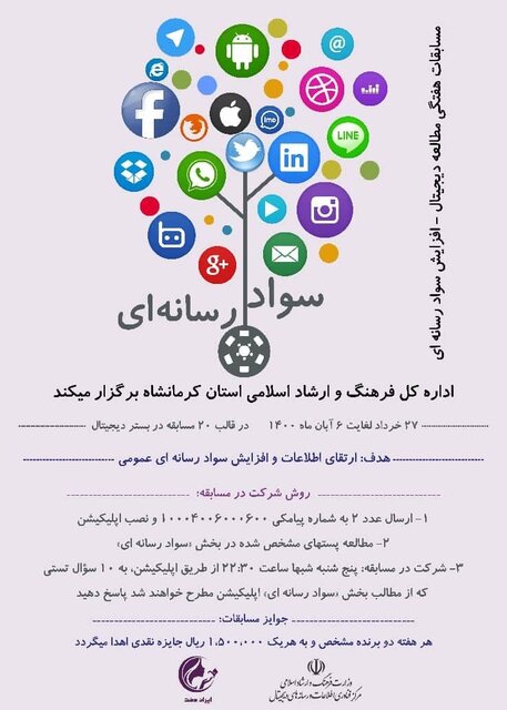 20 مسابقه برای افزایش سواد رسانه‌ای کرمانشاهیان