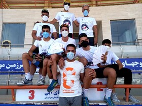 ۳ مدال رکابزن کرمانشاهی در مسابقات جایزه بزرگ مشهد