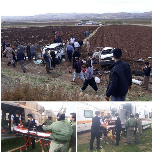 تصادف محور روانسر - جوانرود 5 کشته بر جای گذاشت تصادف محور روانسر - جوانرود 5 کشته بر جای گذاشت