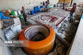 شستن فرش برای خانه تکانی امسال چقدر آب می‌خورد؟