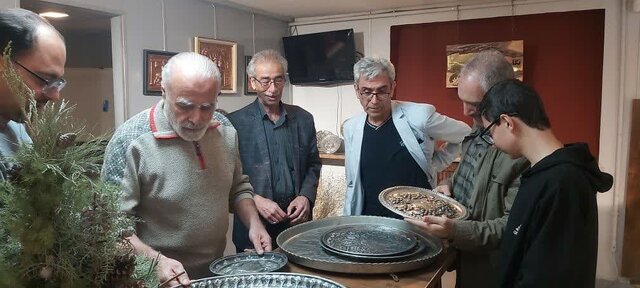 افتتاح نمایشگاه "قلم زنی" در کرمانشاه