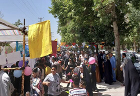 برپایی جشن بزرگ خیابانی عید غدیر در کرمانشاه 