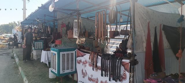 "صنایع دستی" و "تولیدات کشاورزی" کرمانشاه راهی خانه زوار اربعین میشود