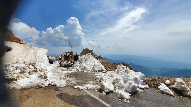 گردنه «تته» بعد از ۵ ماه بازگشایی شد
