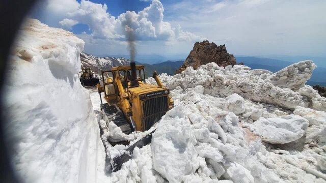گردنه «تته» بعد از ۵ ماه بازگشایی شد