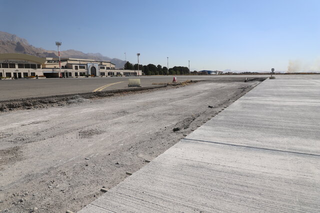 پروژه بهسازی باند فرودگاه کرمانشاه آبان ماه به بهرهبرداری میرسد