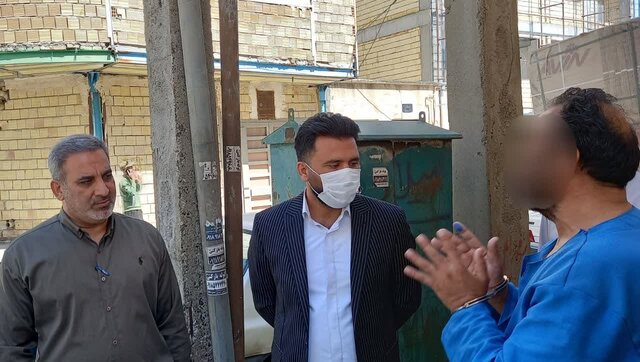 بازسازی صحنه قتل ۳ عضو خانواده در کرمانشاه