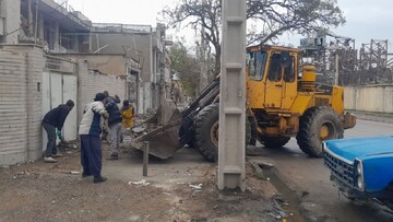 خدمات رسانی ۸۵۰ نیروی شهرداری کرمانشاه در شرایط جنگی