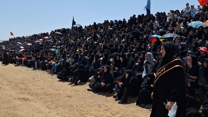 برگزاری آئین تاریخی «تعزیه خوانی» در روستای فش کنگاور