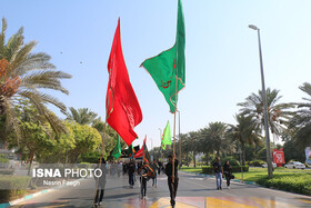 راهپیمایی جاماندگان اربعین در کیش