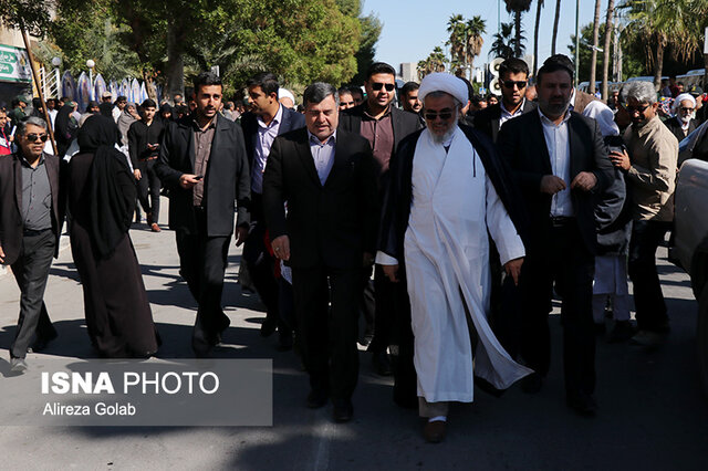 راهپیمایی «مقاومت علیه آمریکا» در بندرعباس