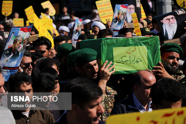 راهپیمایی «مقاومت علیه آمریکا» در بندرعباس