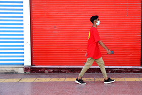 تعطیلی اصناف در پیک چهارم کرونا - بازار بندرعباس