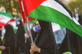 اجتماع مردم بندرعباس در حمایت از مقاومت فلسطین