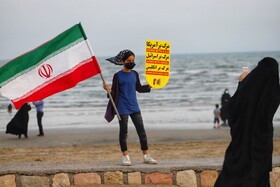 اجتماع مردم بندرعباس در حمایت از مقاومت فلسطین