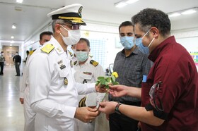 بازدید فرمانده ناوگان جنوب از بیمارستان سیدالشهدا بندرعباس